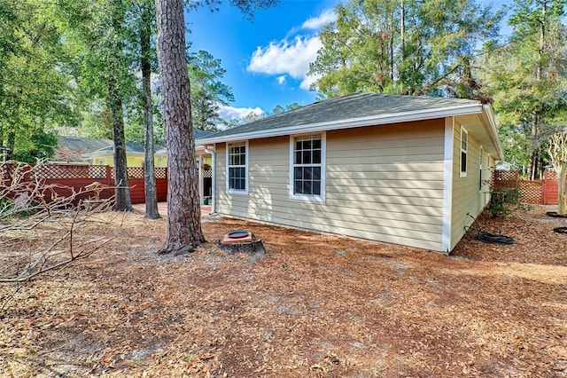 view of back of property