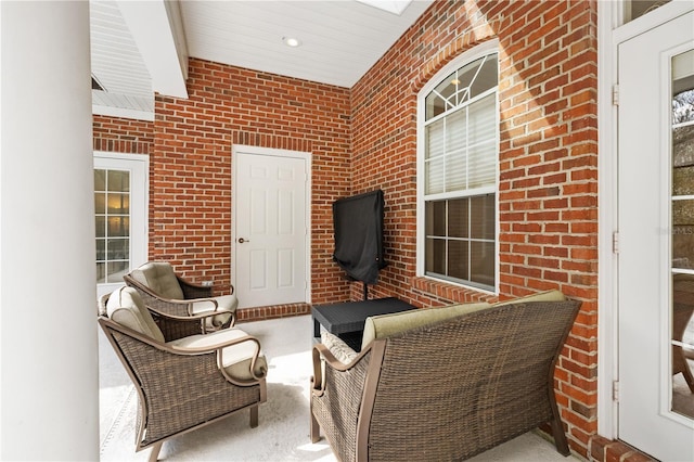 view of patio / terrace with covered porch