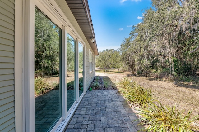 exterior space with a patio area