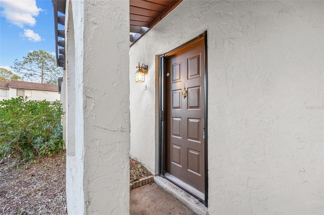 view of entrance to property