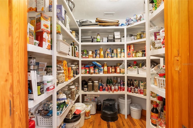 view of pantry