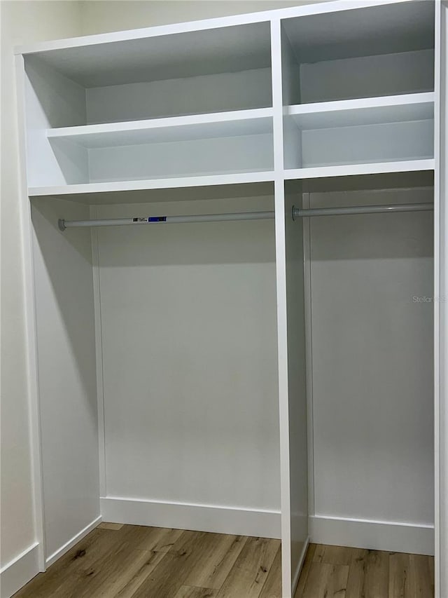 view of closet