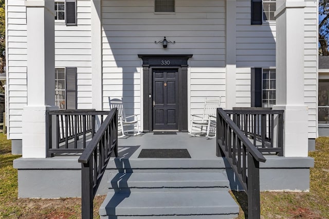 view of entrance to property