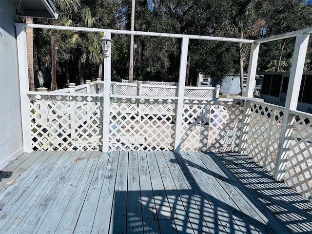 view of deck