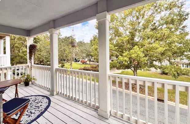 11607 NW 18th Pl, Gainesville, FL 32606 - wooden deck with covered porch