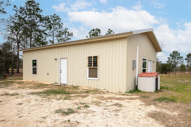 view of outdoor structure