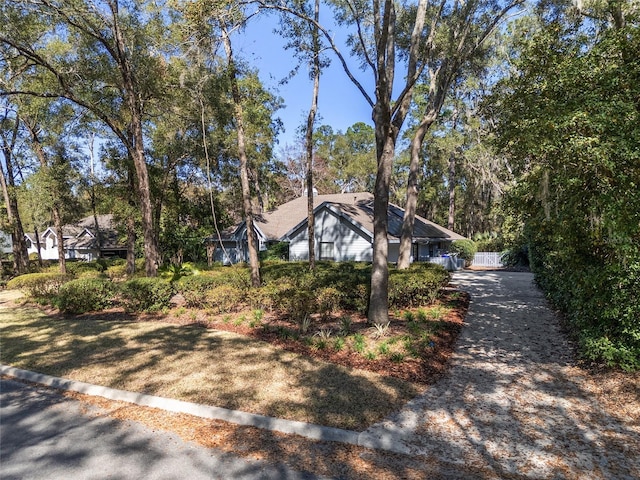 view of front of home