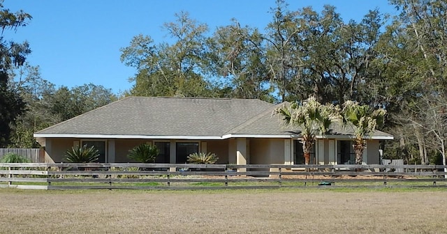 view of front of property with stucco siding