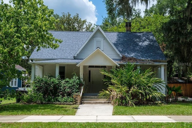 view of bungalow-style home