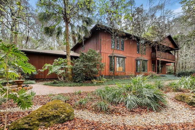 view of rear view of property