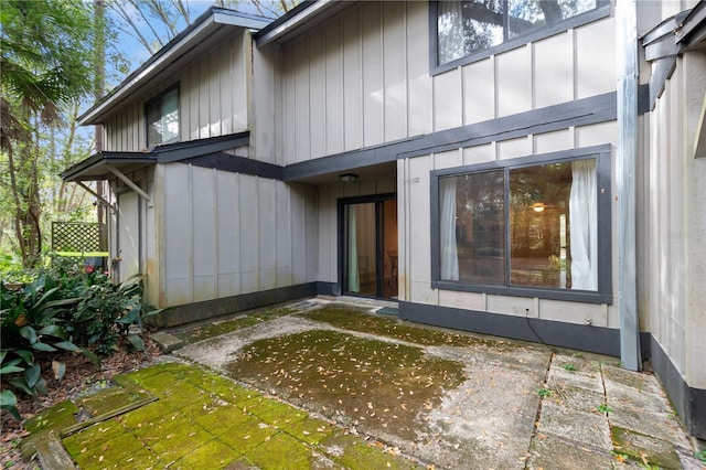 rear view of property with a patio area