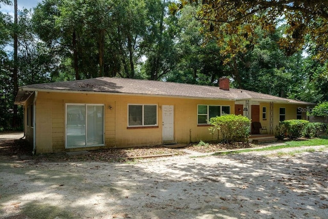 view of ranch-style home