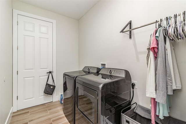 laundry area featuring washer and dryer