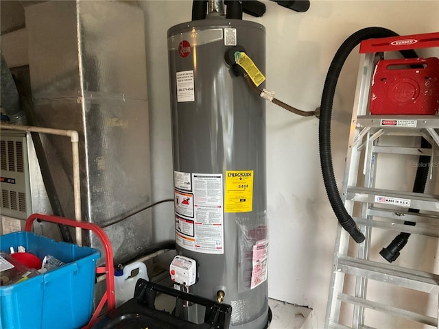 utilities featuring water heater