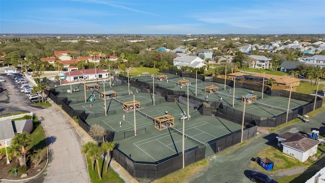 aerial view featuring a residential view