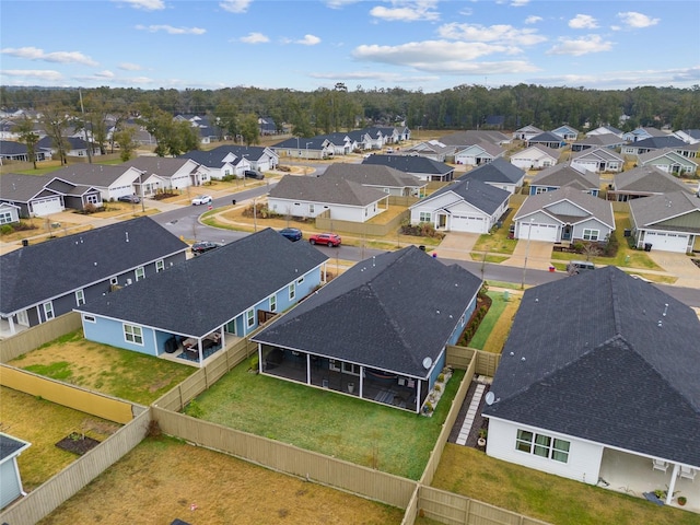 birds eye view of property featuring a residential view