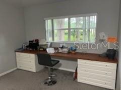 office with baseboards