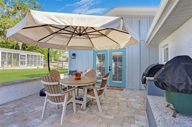 view of patio / terrace featuring outdoor dining area