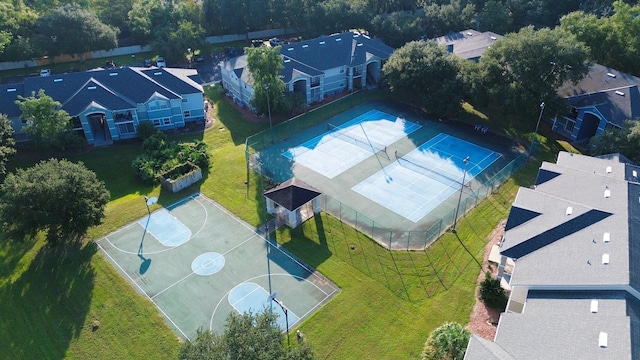 birds eye view of property featuring a residential view