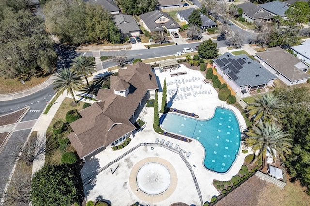 birds eye view of property featuring a residential view