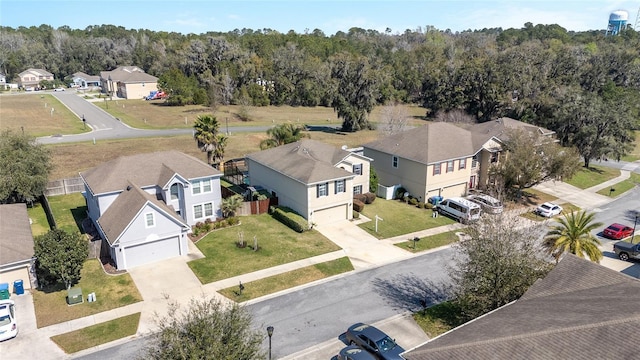 birds eye view of property featuring a residential view