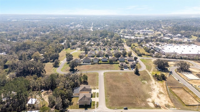 bird's eye view featuring a residential view