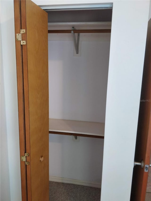 view of closet