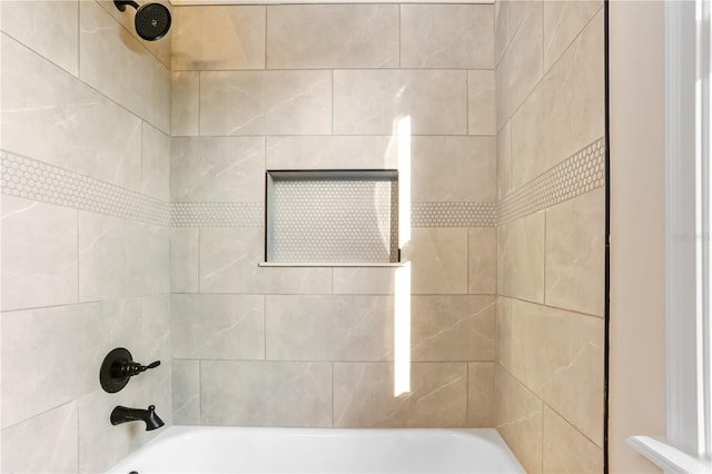 bathroom featuring shower / bath combination