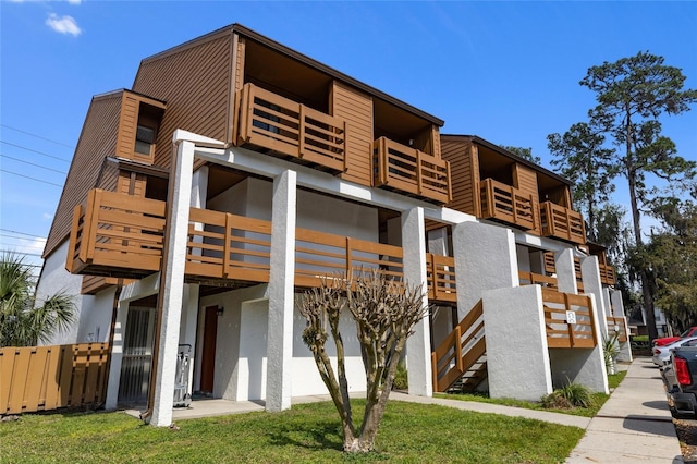 view of property featuring fence