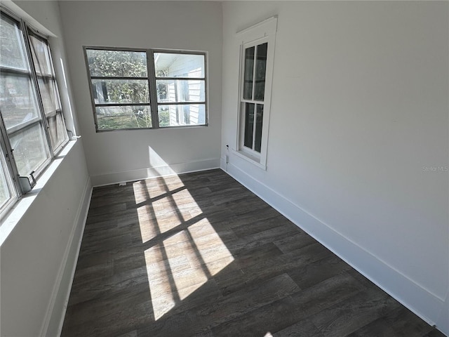 unfurnished sunroom with plenty of natural light