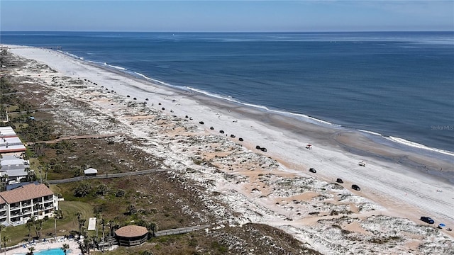 water view featuring a view of the beach