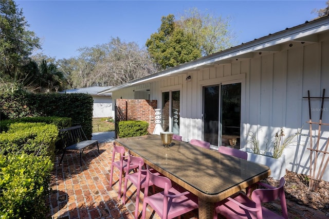 view of patio / terrace featuring outdoor dining area