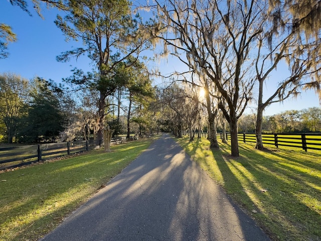 view of road