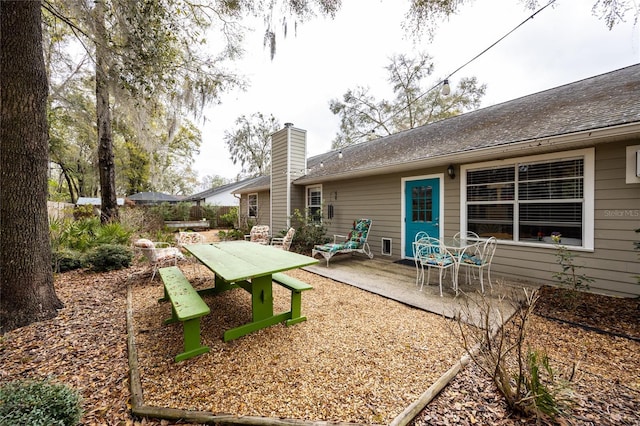 exterior space with a patio