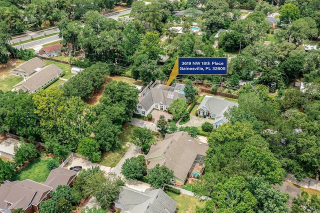 drone / aerial view featuring a residential view