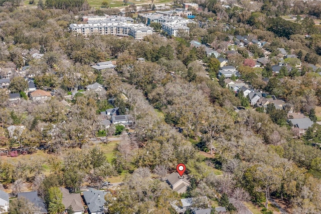 bird's eye view featuring a residential view