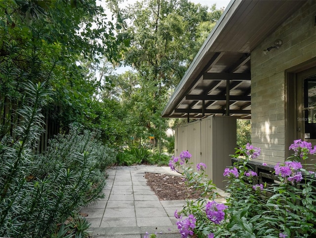 exterior space featuring a patio area