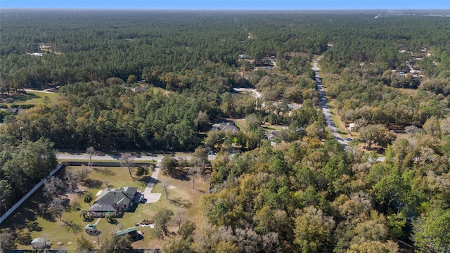 aerial view with a view of trees