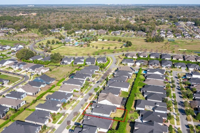 drone / aerial view featuring a residential view