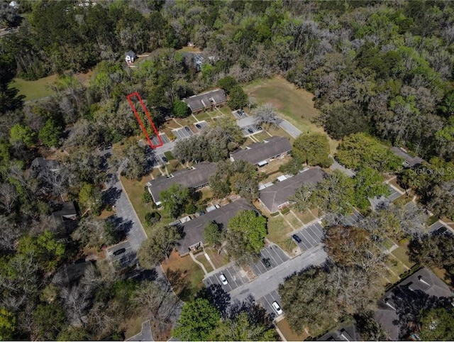 bird's eye view featuring a residential view