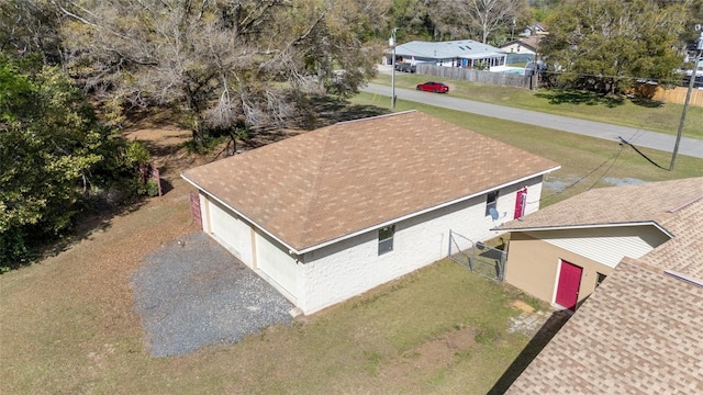 drone / aerial view