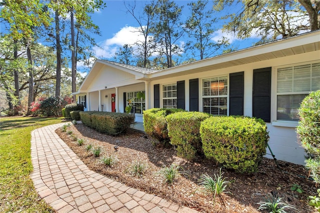 exterior space featuring a porch