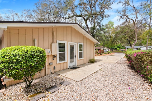 rear view of house featuring a patio area