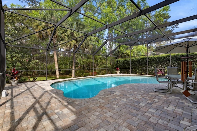 1118 SW 112th St, Gainesville, FL 32607 - pool with a lanai and a patio