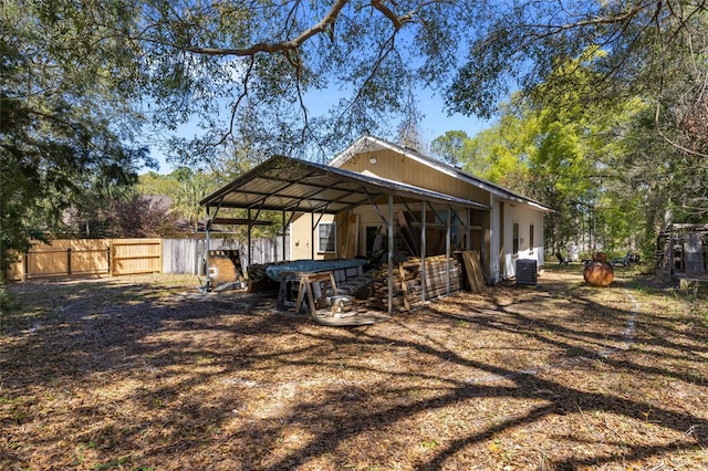 view of horse barn