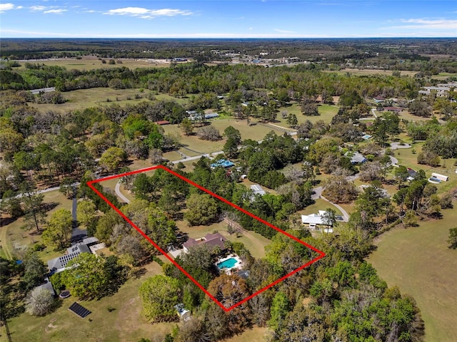 drone / aerial view