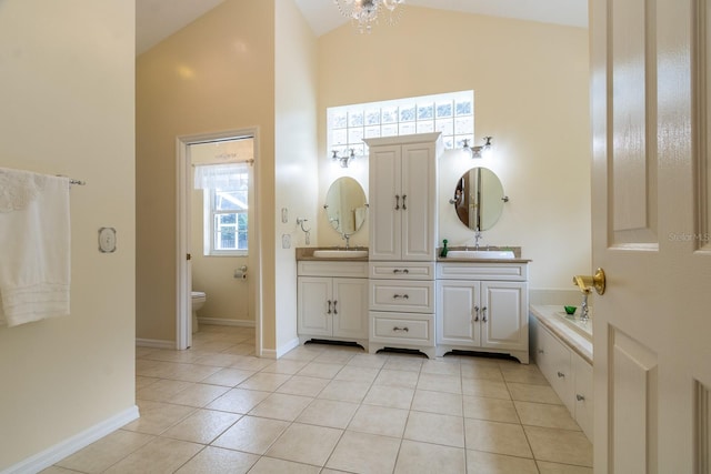 5620 NW 45th Ln, Gainesville, FL 32606 - full bath with tile patterned flooring, a sink, and toilet