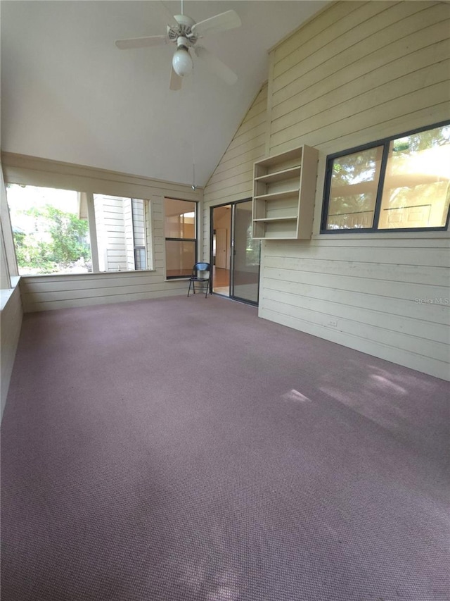 7717 SW 22nd Ave, Gainesville, FL 32607 - unfurnished sunroom featuring vaulted ceiling