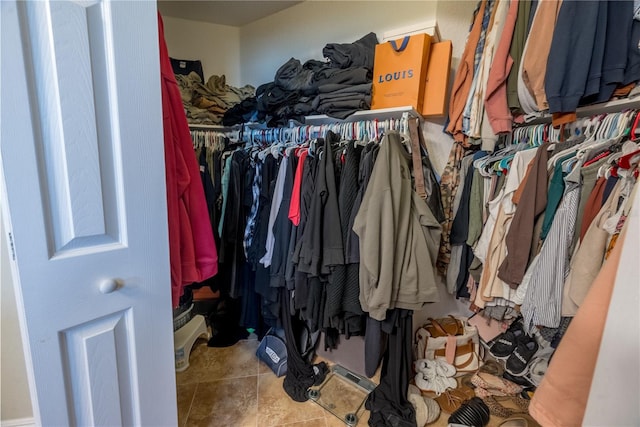 6550 SE 123rd Ter, Morriston, FL 32668 - spacious closet featuring tile patterned flooring