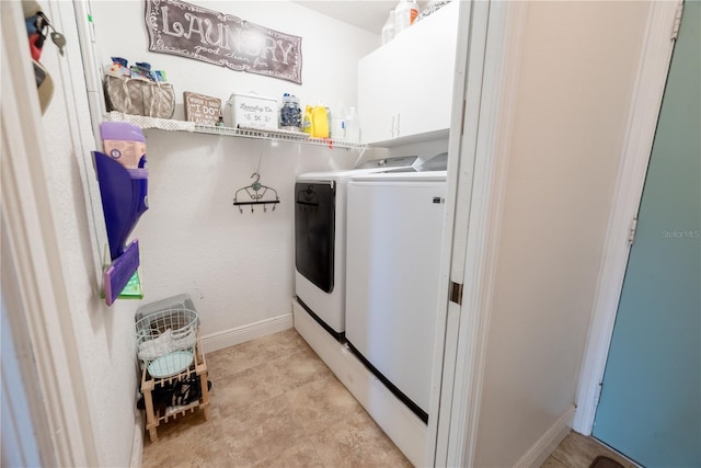 6550 SE 123rd Ter, Morriston, FL 32668 - washroom with independent washer and dryer and cabinet space